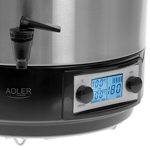 Elektrický pasterizačný hrniec Adler 28 L